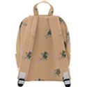 Delicate decorative seamless  pattern with  fairy fish on the peach background Zip Up Backpack View3