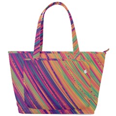 Colorful Stripes Back Pocket Shoulder Bag  by Dazzleway