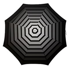 9 Bar Monochrome Fade Straight Umbrellas by WetdryvacsLair