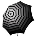 9 Bar Monochrome Fade Hook Handle Umbrellas (Small) View2