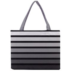 9 Bar Monochrome Fade Mini Tote Bag by WetdryvacsLair