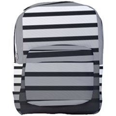 9 Bar Monochrome Fade Full Print Backpack by WetdryvacsLair