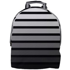 9 Bar Monochrome Fade Mini Full Print Backpack by WetdryvacsLair