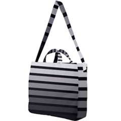 9 Bar Monochrome Fade Square Shoulder Tote Bag by WetdryvacsLair