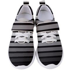 9 Bar Monochrome Fade Women s Velcro Strap Shoes by WetdryvacsLair