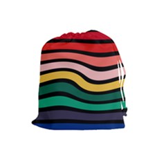 Nine 9 Bar Rainbow Sea Sickness Drawstring Pouch (large) by WetdryvacsLair