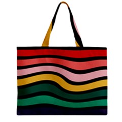 Nine 9 Bar Rainbow Sea Sickness Zipper Mini Tote Bag by WetdryvacsLair