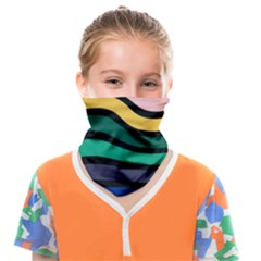 Nine 9 Bar Rainbow Sea Sickness Face Covering Bandana (kids) by WetdryvacsLair