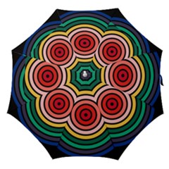 Nine 9 Bar Rainbow Target Straight Umbrellas by WetdryvacsLair