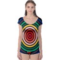 Nine 9 Bar Rainbow Target Boyleg Leotard  View1