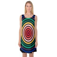 Nine 9 Bar Rainbow Target Sleeveless Satin Nightdress by WetdryvacsLair