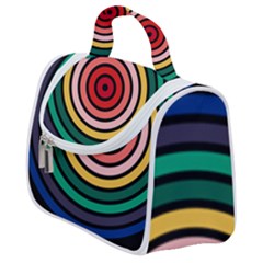 Nine 9 Bar Rainbow Target Satchel Handbag by WetdryvacsLair