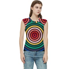 Nine 9 Bar Rainbow Target Women s Raglan Cap Sleeve Tee by WetdryvacsLair