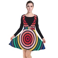 Nine 9 Bar Rainbow Target Plunge Pinafore Dress by WetdryvacsLair