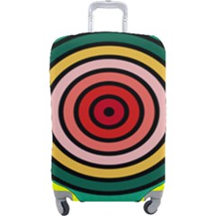 Nine 9 Bar Rainbow Target Luggage Cover (large) by WetdryvacsLair