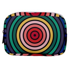 Nine 9 Bar Rainbow Target Make Up Pouch (small) by WetdryvacsLair