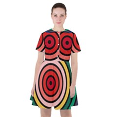 Nine 9 Bar Rainbow Target Sailor Dress by WetdryvacsLair