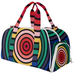 Nine 9 Bar Rainbow Target Burner Gym Duffel Bag by WetdryvacsLair