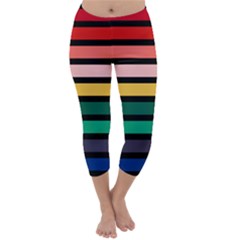 Nine 9 Bar Rainbow Capri Winter Leggings  by WetdryvacsLair