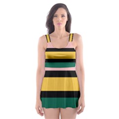 Nine 9 Bar Rainbow Skater Dress Swimsuit by WetdryvacsLair