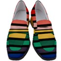 Nine 9 Bar Rainbow Women s Chunky Heel Loafers View1