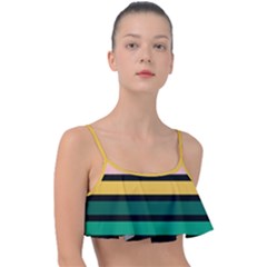 Nine 9 Bar Rainbow Frill Bikini Top by WetdryvacsLair