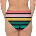 Nine 9 Bar Rainbow Double Strap Halter Bikini Bottom View2