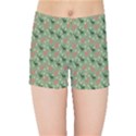 Deer Retro Pattern Kids  Sports Shorts View1