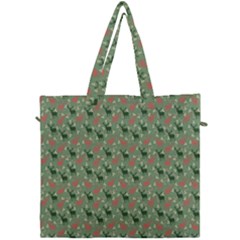 Deer Retro Pattern Canvas Travel Bag