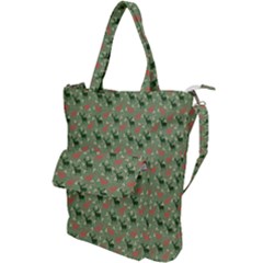 Deer Retro Pattern Shoulder Tote Bag by HermanTelo