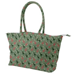 Deer Retro Pattern Canvas Shoulder Bag