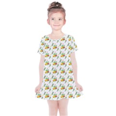 Background Cactus Kids  Simple Cotton Dress