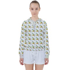 Background Cactus Women s Tie Up Sweat by Mariart