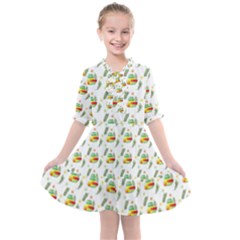 Background Cactus Kids  All Frills Chiffon Dress