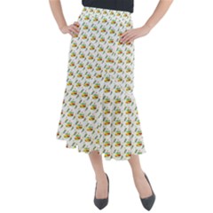 Background Cactus Midi Mermaid Skirt by Mariart