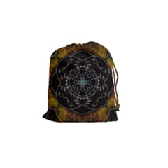 Mandala - 0005 - The Pressing Drawstring Pouch (small) by WetdryvacsLair