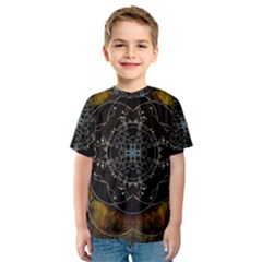 Mandala - 0005 - The Pressing Kids  Sport Mesh Tee