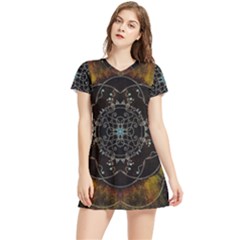 Mandala - 0005 - The Pressing Women s Sports Skirt by WetdryvacsLair