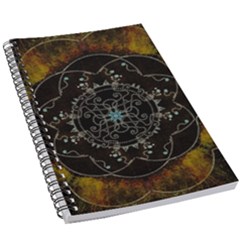 Mandala - 0005 - The Pressing 5 5  X 8 5  Notebook by WetdryvacsLair