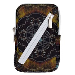 Mandala - 0005 - The Pressing Belt Pouch Bag (small) by WetdryvacsLair