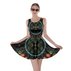 Mandala - 0006 - Floating Free Skater Dress by WetdryvacsLair