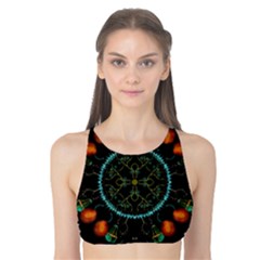 Mandala - 0006 - Floating Free Tank Bikini Top by WetdryvacsLair