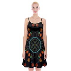 Mandala - 0006 - Floating Free Spaghetti Strap Velvet Dress by WetdryvacsLair