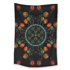 Mandala - 0006 - Floating Free Large Tapestry by WetdryvacsLair