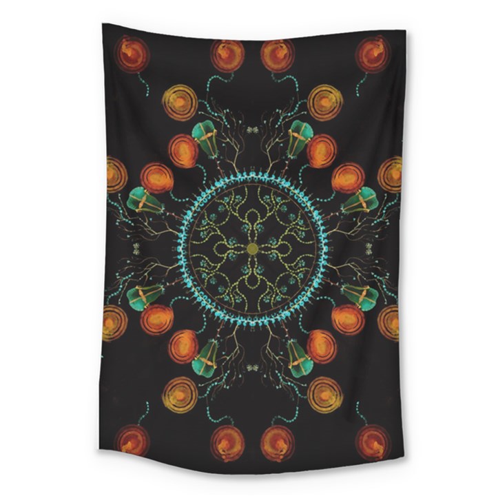 Mandala - 0006 - Floating Free Large Tapestry