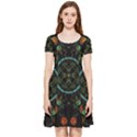 Mandala - 0006 - Floating Free Inside Out Cap Sleeve Dress View1