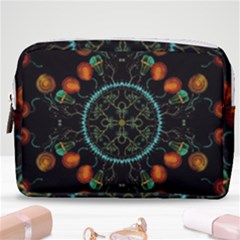 Mandala - 0006 - Floating Free Make Up Pouch (medium) by WetdryvacsLair