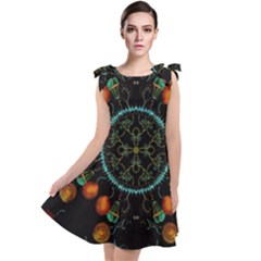 Mandala - 0006 - Floating Free Tie Up Tunic Dress by WetdryvacsLair