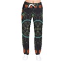 Mandala - 0006 - Floating Free Women velvet Drawstring Pants View1