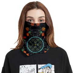 Mandala - 0006 - Floating Free Face Covering Bandana (two Sides) by WetdryvacsLair